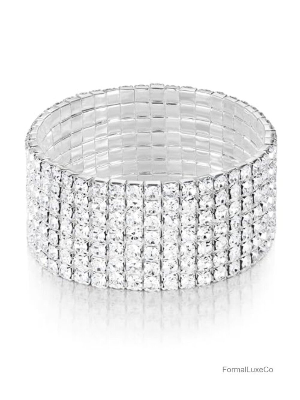 Sparkle Multicolor Rhinestone Stackable Stretch Bracelets for Women